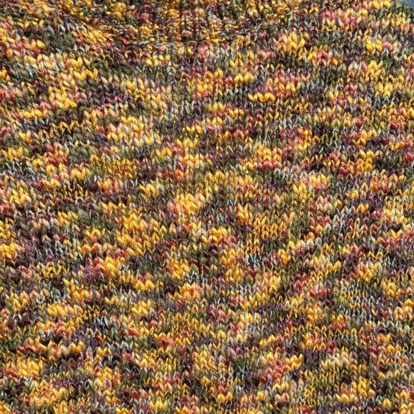 VTG TALBOTS Colorful Wool Blend Snap Button Knit Sweater Vest Cardigan - Picture 8 of 11